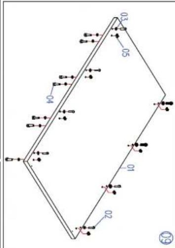 Cardiostrong TR70 - Vue éclatée - 12