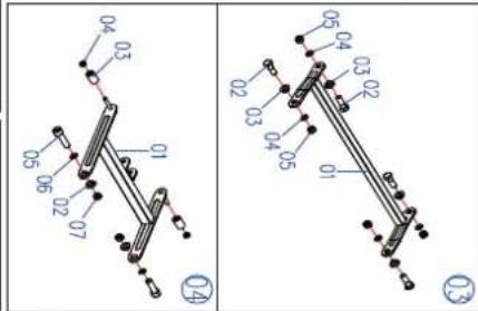 Cardiostrong TR70 - Vue éclatée - 10