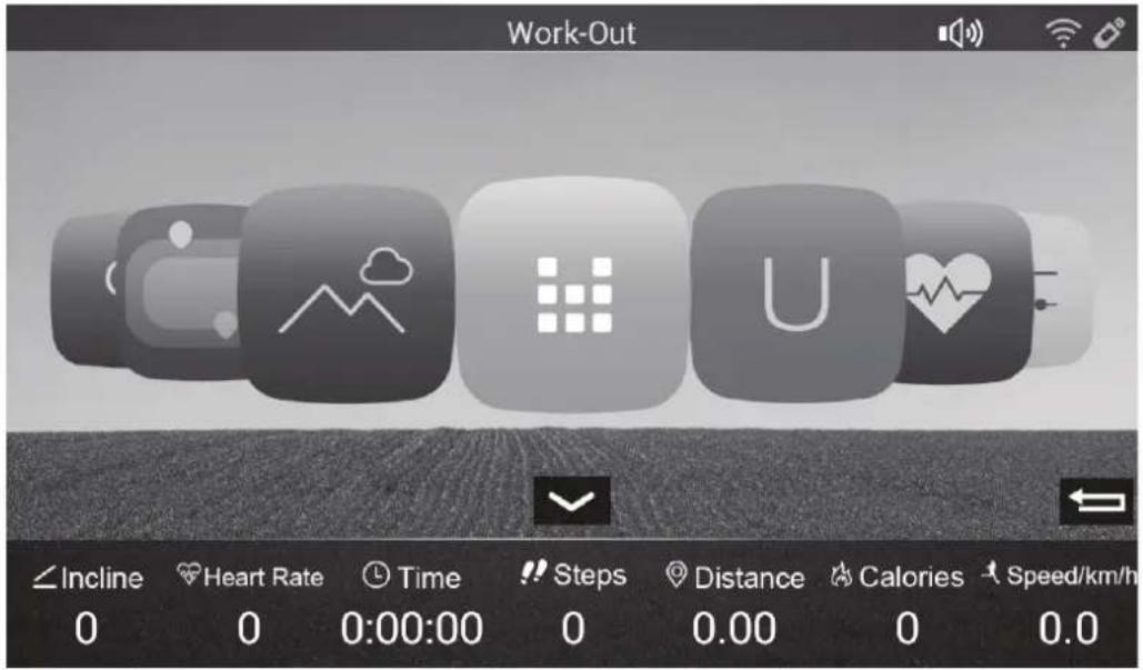 Cardiostrong TR70 - Affichage de la console - 2