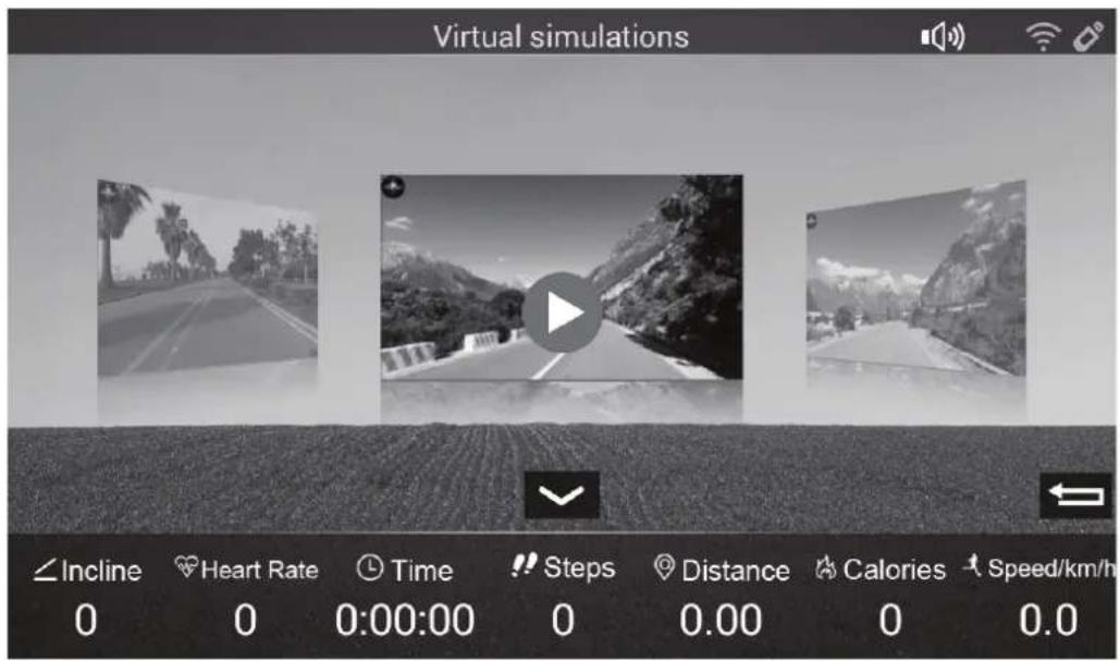 Cardiostrong TR70 - Vidéos de parcours virtuels - 1