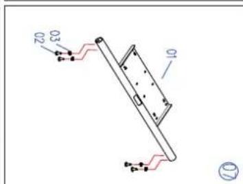 Cardiostrong TR70 - Vue éclatée - 18