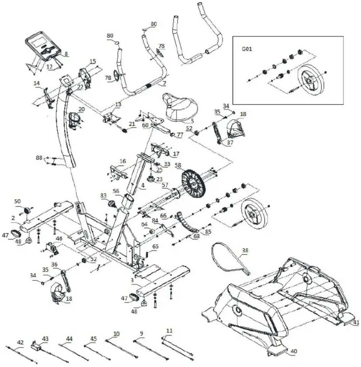 BH FITNESS H832TFT - H832U - 1