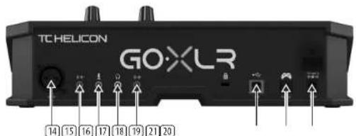 TC HELICON GO XLR - Controles - 1