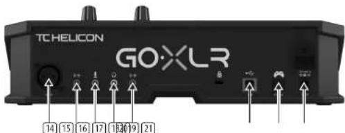 TC HELICON GO XLR - Réglages - 2