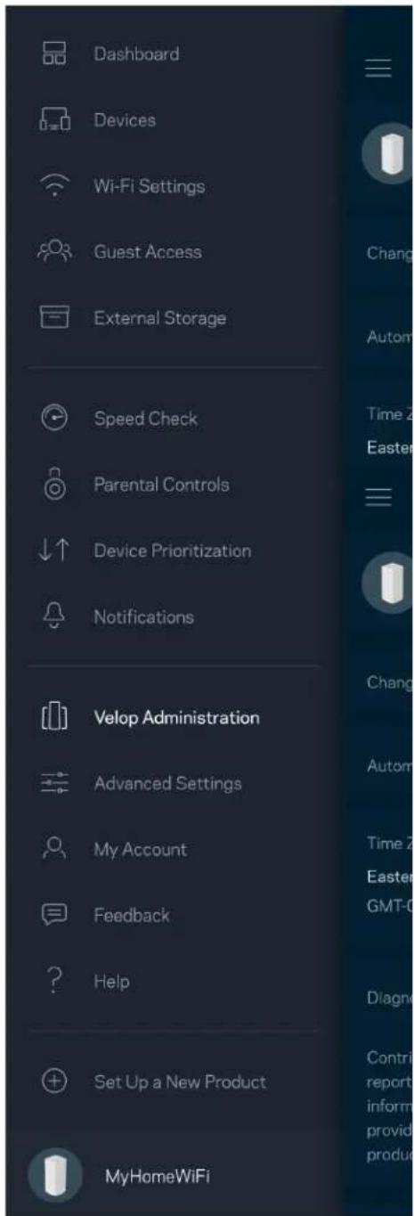 LINKSYS Velop MX10600 - Velop Administration (Διαχεύρισην Velop) - 1