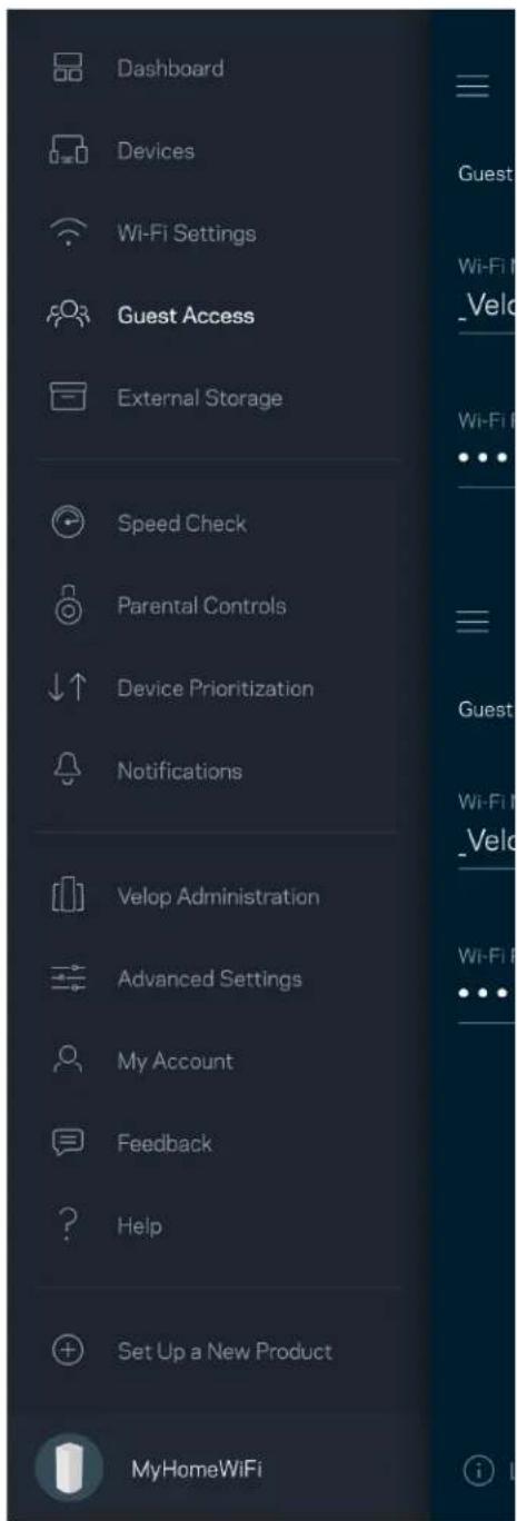 LINKSYS Velop MX10600 - Guest Access (Accès Invité) - 1