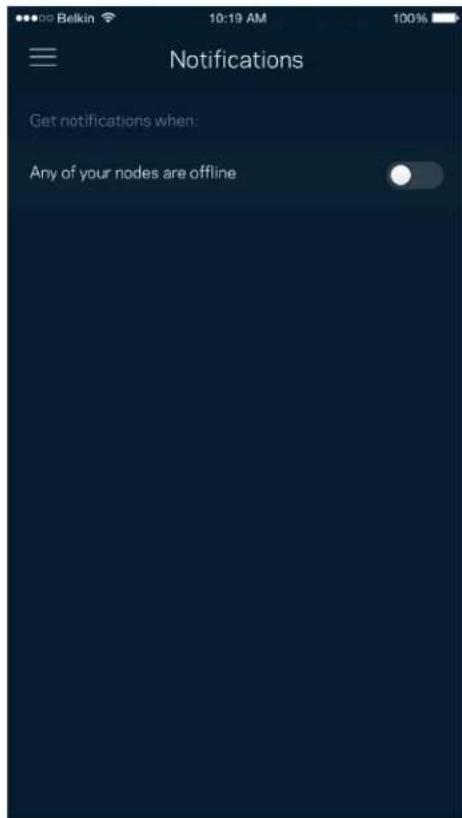 LINKSYS Velop MX10600 - Notifications - 2
