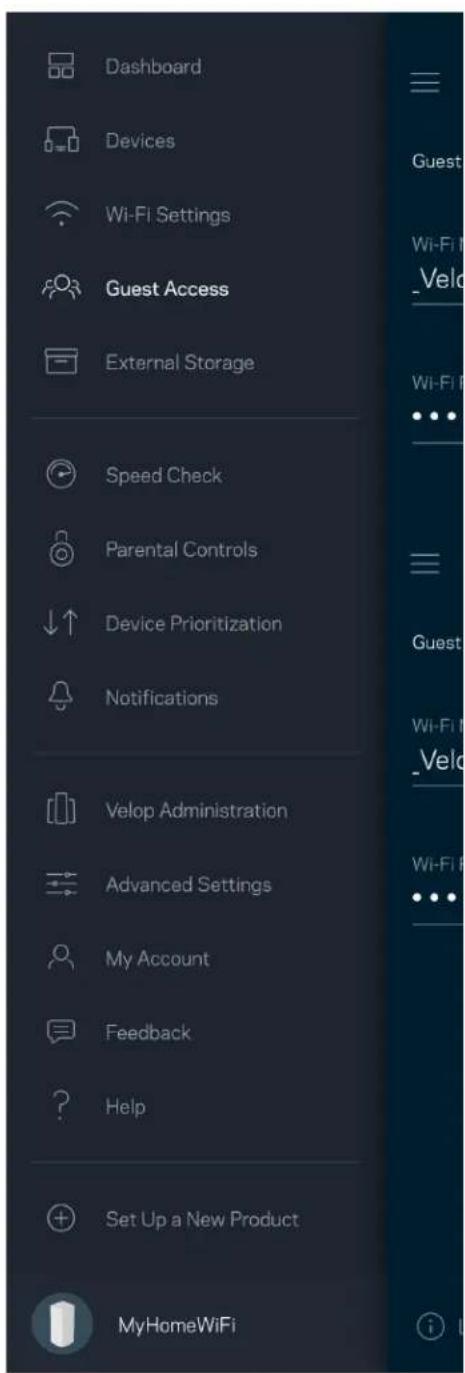 LINKSYS Velop MX10600 - 来宾访问 - 1
