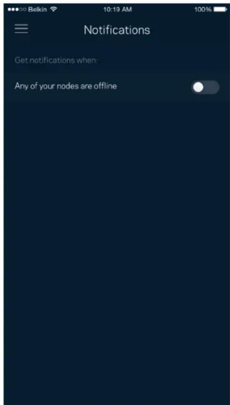 LINKSYS Velop MX10600 - Notifications - 2