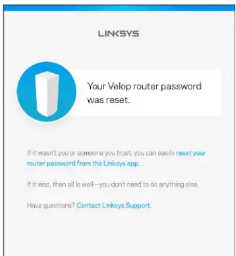 LINKSYS Velop MX10600 - Kata sandi admin Velop - 2
