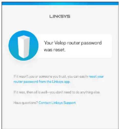 LINKSYS Velop MX10600 - Velop-beheerderswachtwoord - 2