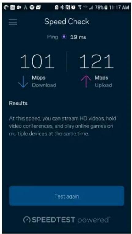 LINKSYS Velop MX10600 - 速度测试 - 2