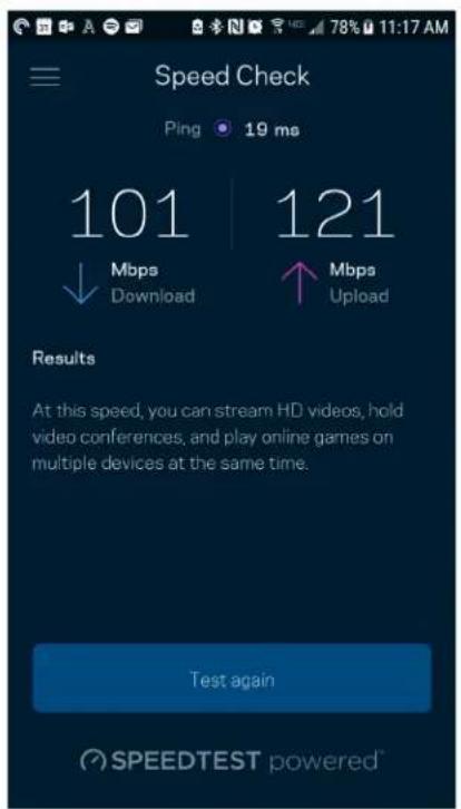 LINKSYS Velop MX10600 - Greicio patikra - 2