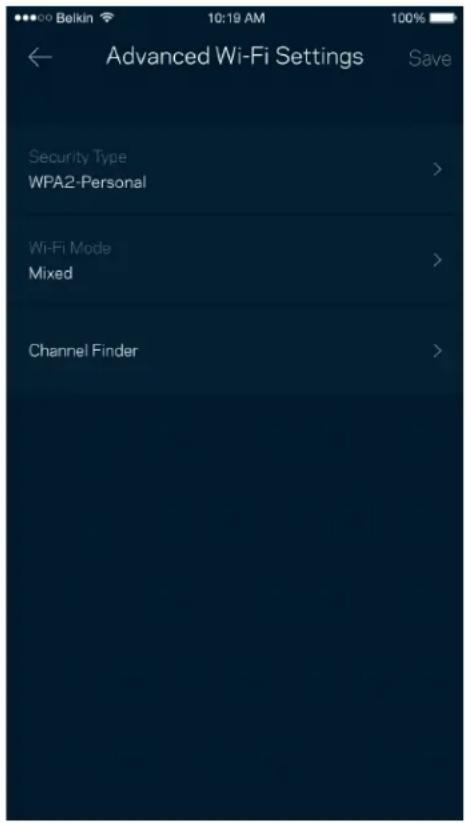 LINKSYS Velop MX10600 - Paramètres avancés - 1