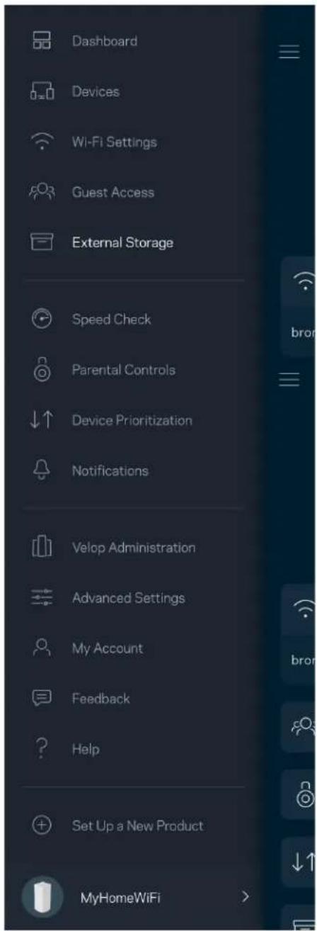 LINKSYS Velop MX10600 - External Storage (Külső tárhely) - 1