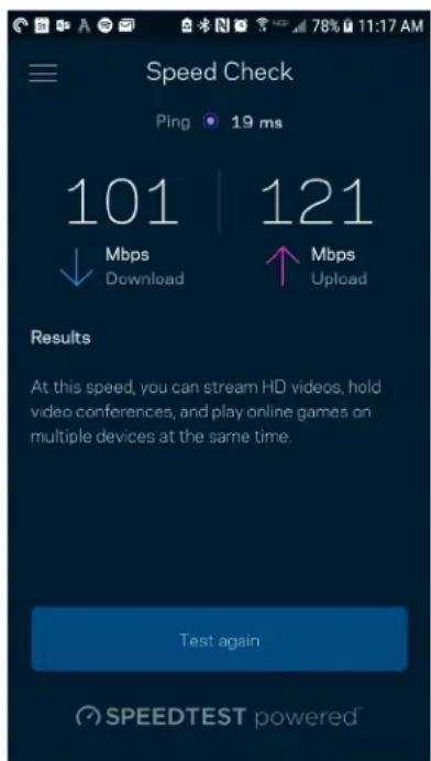 LINKSYS Velop MX10600 - Sprawdzanie szybkość - 2