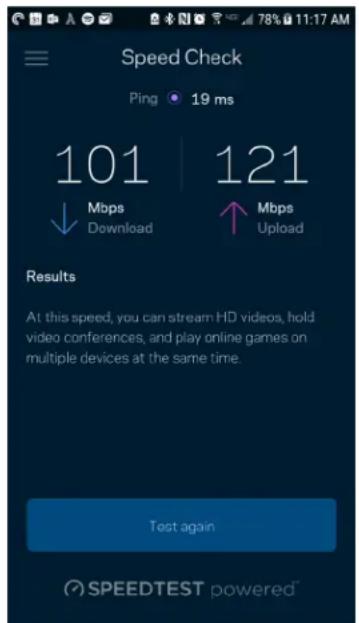 LINKSYS Velop MX10600 - Speed Check (Test de vitesse) - 2