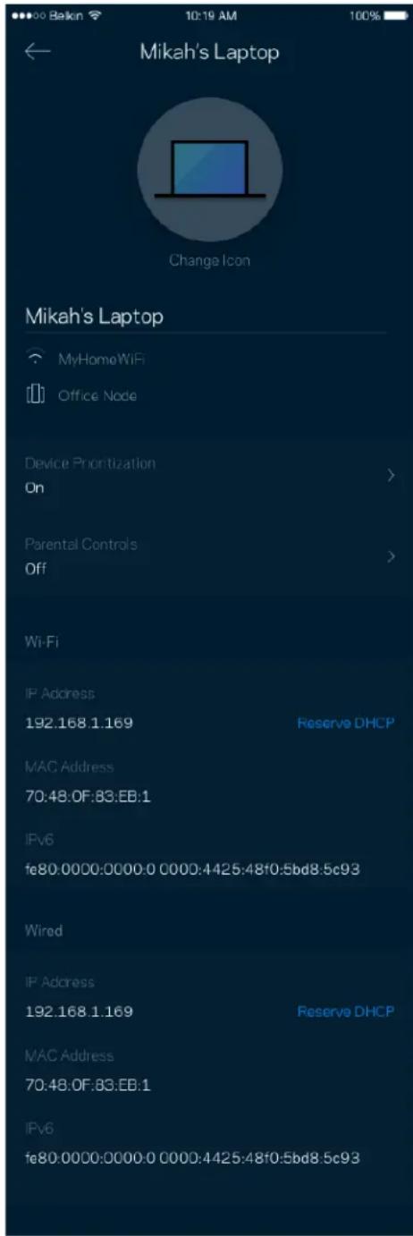 LINKSYS Velop MX10600 - To view or change device details - 1