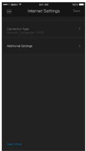 LINKSYS Velop MX10600 - Advanced Settings (Geavanceerde instellingen) - 2