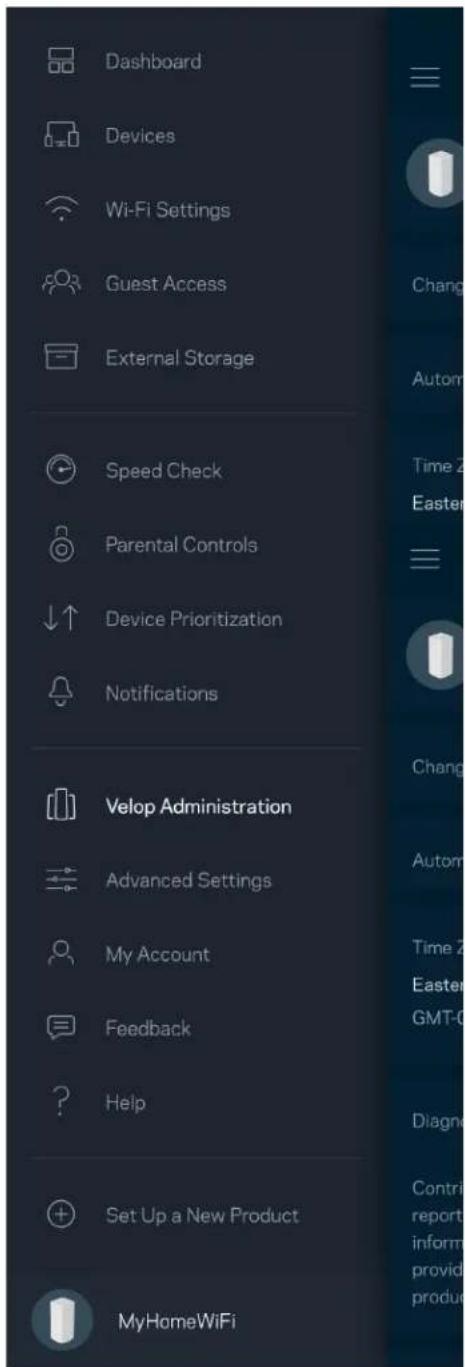 LINKSYS Velop MX10600 - Velop管理 - 1