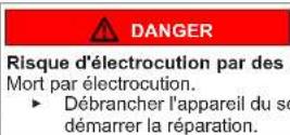 SIEMENS iQ300 KG49NXIEA - Remplacer la charnière supérieure de la porte (porte avec afficheur) - 14
