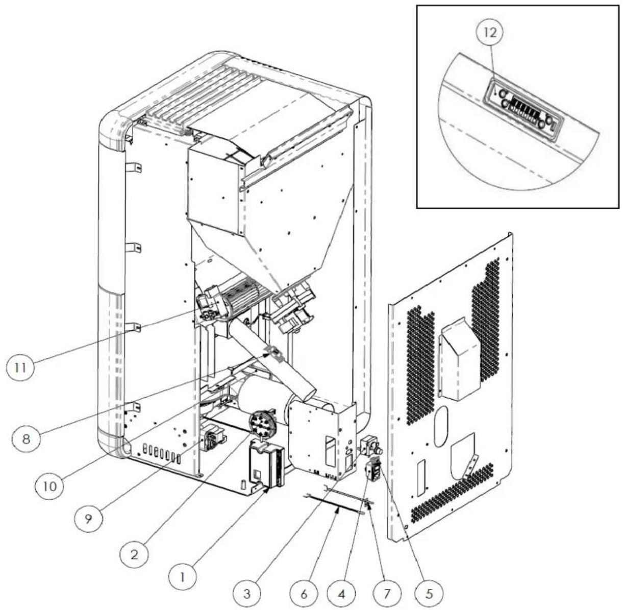 Cola Medea - Componentes electricos - 1