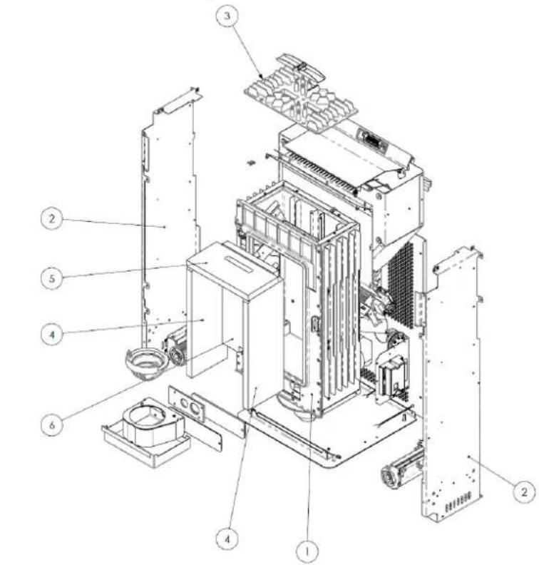 Cola Medea - Stove internal parts - 1