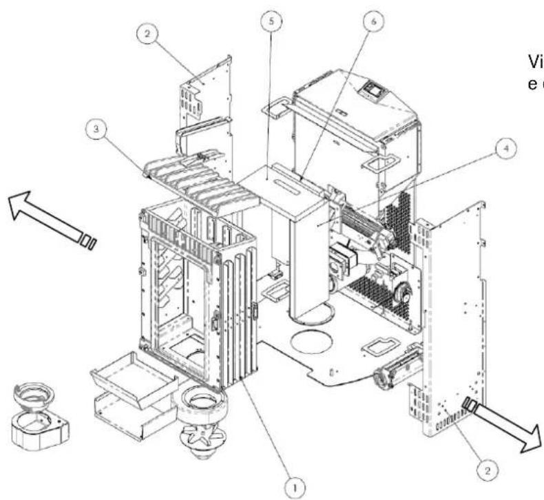 Cola Sabina - Componenti interni della stufa - 1