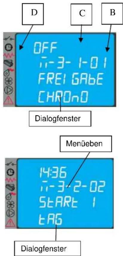 Cola Sabina - Menu 03 - Uhrenthermostat aktivieren - 1