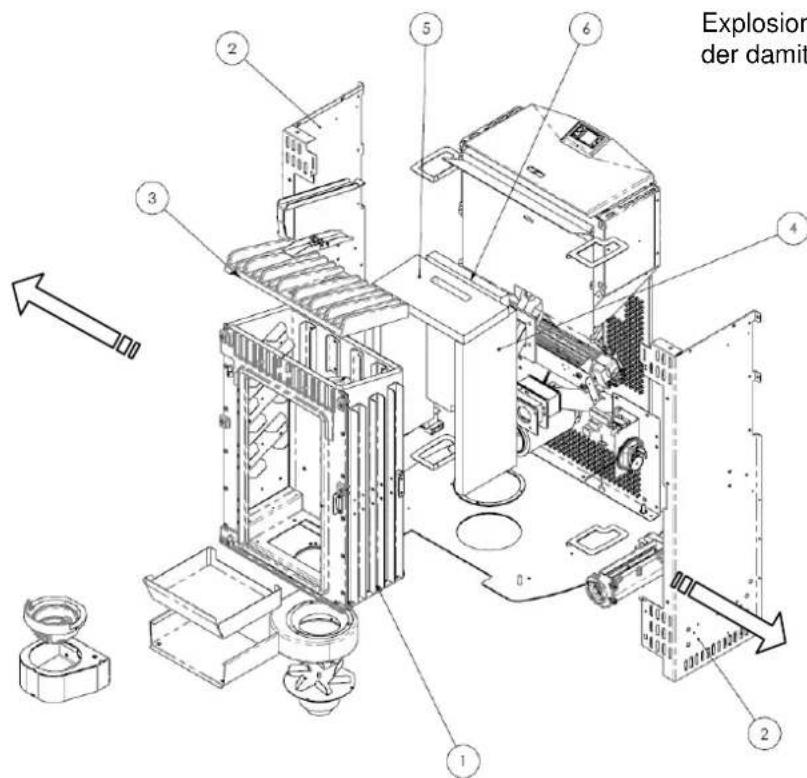 Cola Sabina - Innere Ofenkomponenten - 1