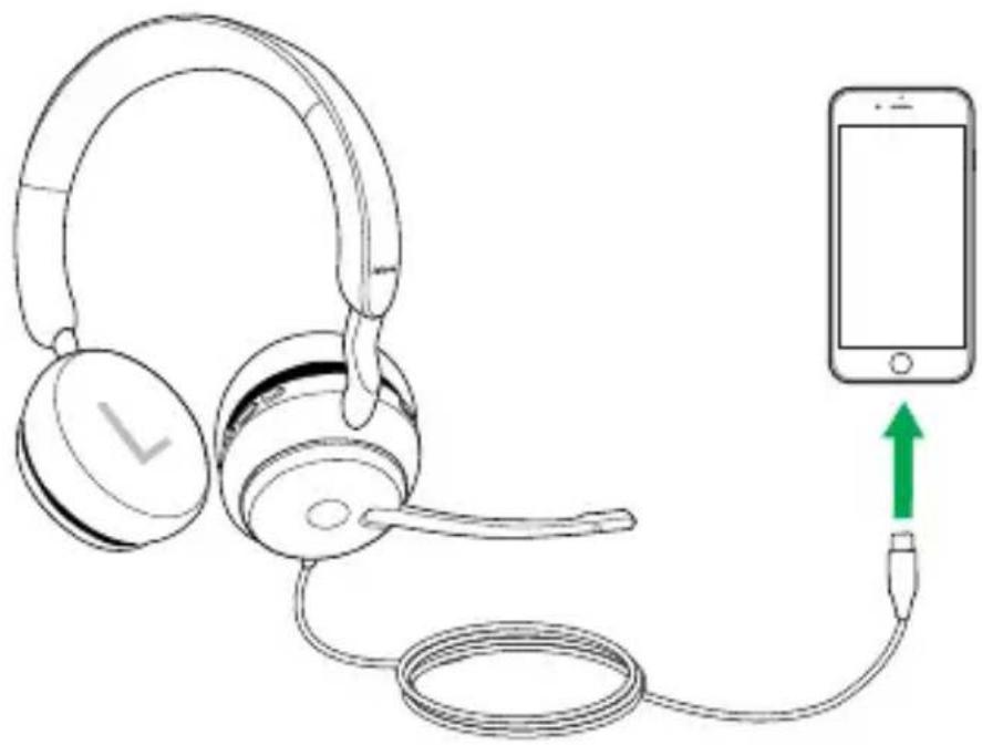 JABRA Evolve2 40 - Connexion à des appareils mobiles - 1