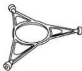 BAUKNECHT EMPK3 3545 - SUPPORT DU PLATEAU TOURNANT - 1