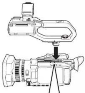 PANASONIC AGCX8 - Mise en place de l'unité poignée - 3