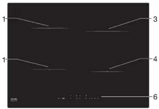 ETNA KIF672DS - Induction hob - 1