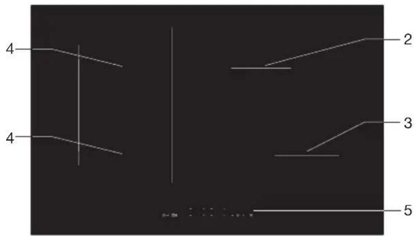 ETNA KIF672DS - Inductiekookplaat - 5