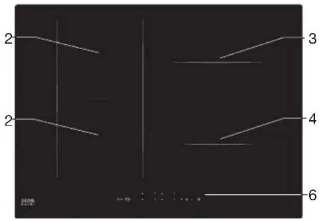 ETNA KIF672DS - Induction hob - 2
