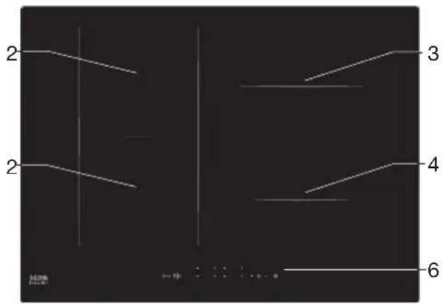 ETNA KIF672DS - Plaque de cuisson à induction - 2