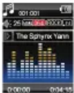Difrnce MP1820BT - Musikwiedergabe-Untermenu - 1