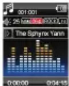 Difrnce MP1820BT - Submenu voor muziekweergave - 1