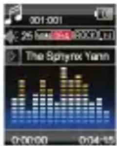 Difrnce MP1820BT - Music Playing Submenu - 1