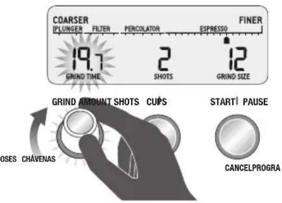 SAGE the Smart Grinder Pro BCG820 - Aumentar o tempo de moagem - 1