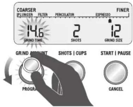 SAGE the Smart Grinder Pro BCG820 - Verringerung der Mahlmenge - 1