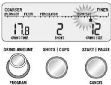 SAGE the Smart Grinder Pro BCG820 - Uw maalgraad selectoren - 1