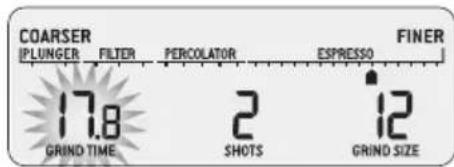 SAGE the Smart Grinder Pro BCG820 - Selezione del numero di erogazioni - 2