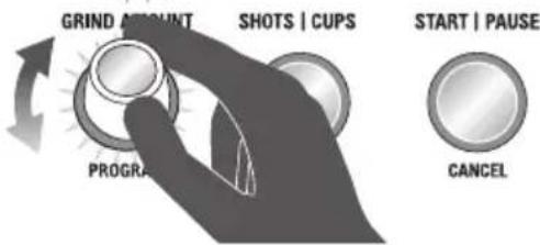SAGE the Smart Grinder Pro BCG820 - Selezione del numero di erogazioni - 3