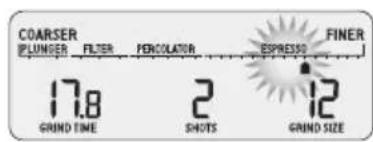 SAGE the Smart Grinder Pro BCG820 - Ustaw grubosc mielenia - 1