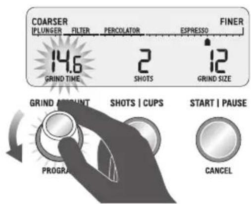 SAGE the Smart Grinder Pro BCG820 - Réduction de la quantité de mouture - 1