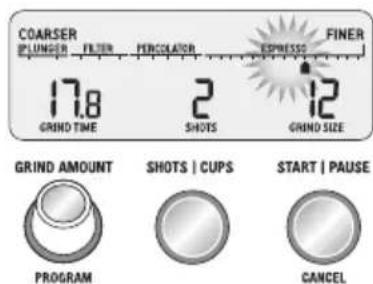 SAGE the Smart Grinder Pro BCG820 - Selezione o grau de moagem - 1