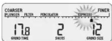 SAGE the Smart Grinder Pro BCG820 - Einstellung des Mahlgrads - 1