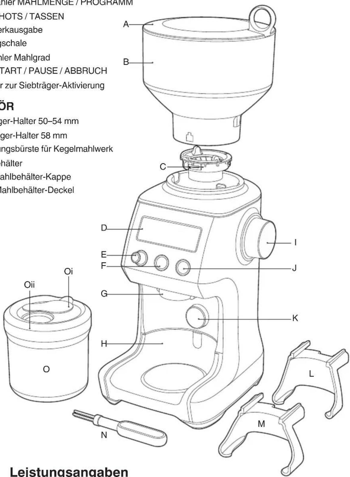 SAGE the Smart Grinder Pro BCG820 - ZUBEHÖR - 1